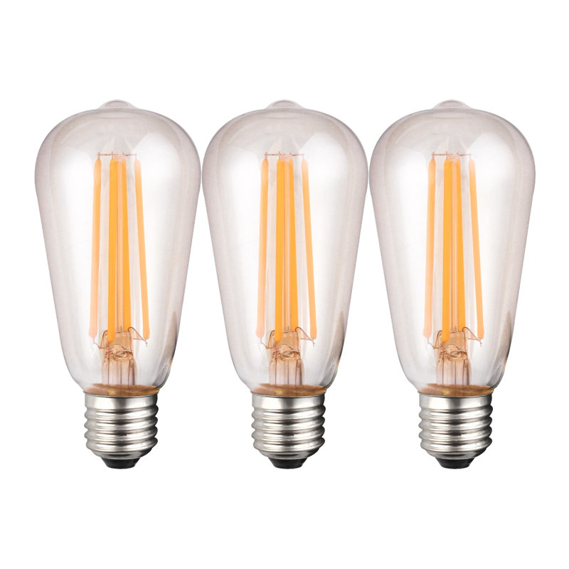60W Equivalent ST64 E27/Medium (Standard) Dimmable LED Bulb, Clear