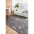 Fiorillo Oriental Machine Made Power Loom Polypropylene Charcoal/Rust Indoor Area Rug-1738859392