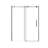 Pfanner 62" W X 32.06" D X 78.75" H Rectangle Shower Cabinet In Black Finish-123408427
