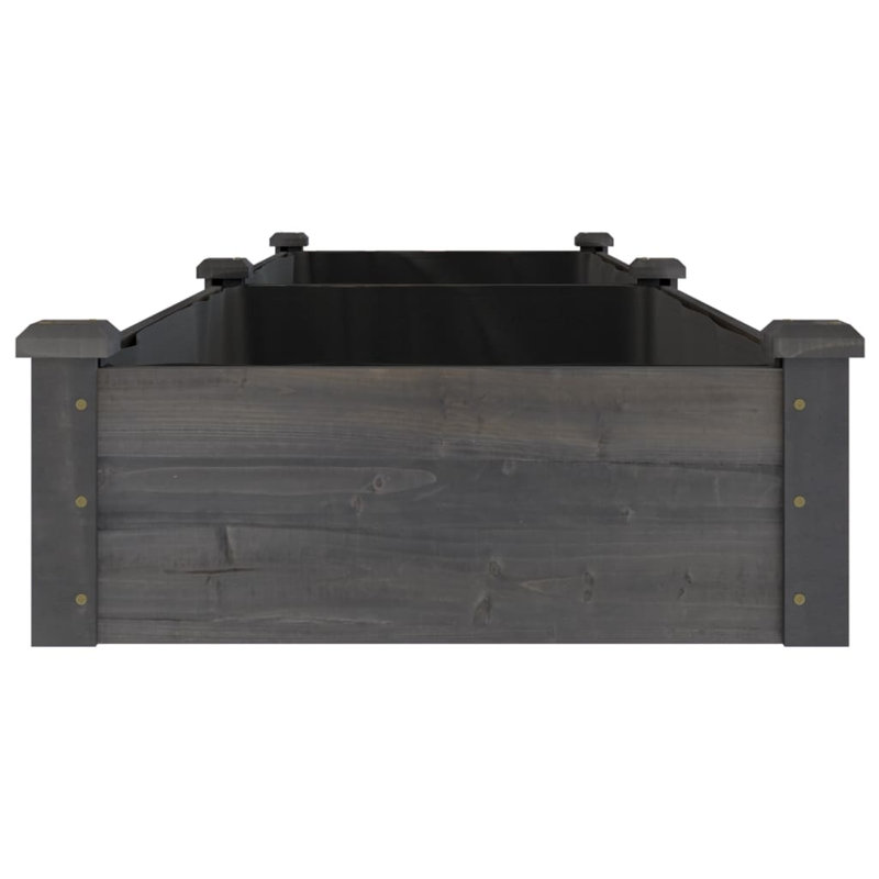 Lit surélevé avec doublure Latitude Run®, Gris, H 9,8 po x l 94,5 po x P 23,6 po