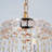 15-Light 6-Tier Gold Crystal Dimmable Empire Glam Chandelier