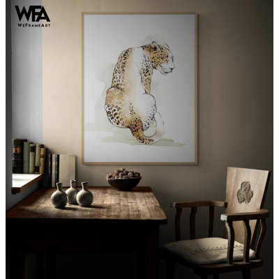Reproduction d'art Jaguar, reproduction d'art encadrée, impression d'art mural grand chat, safari, art mural encadré, art mural surdimensionné