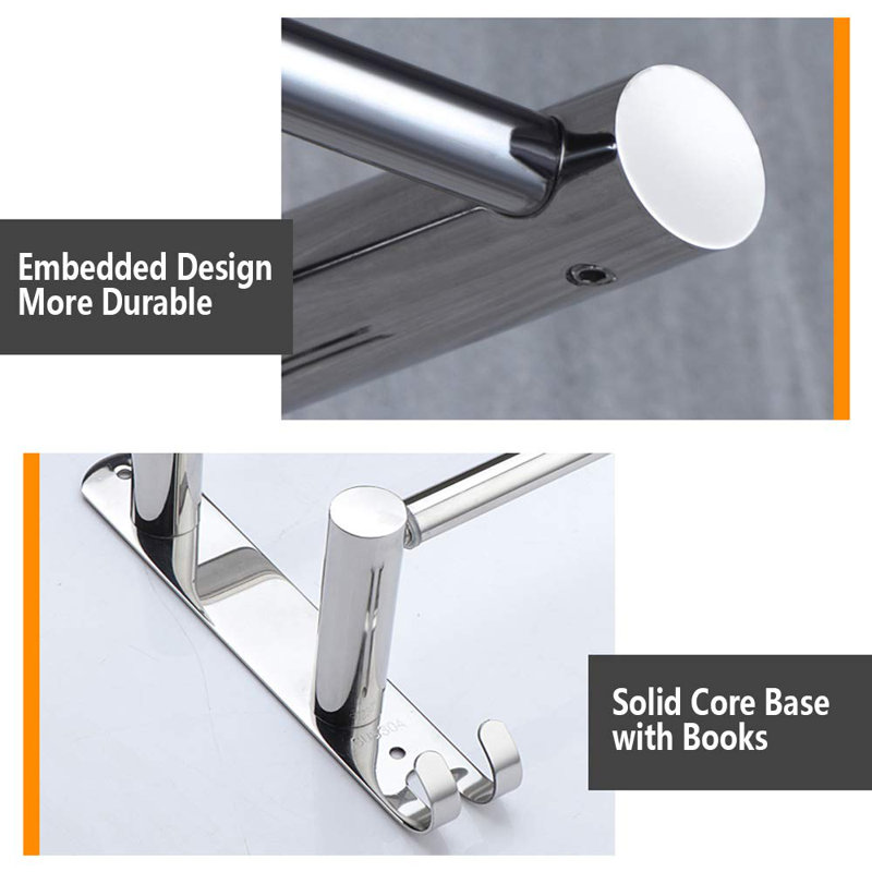 Charlette 49cm 3 Wall Towel Bar
