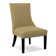 Chaise d'appoint rembourrée Tuxedo