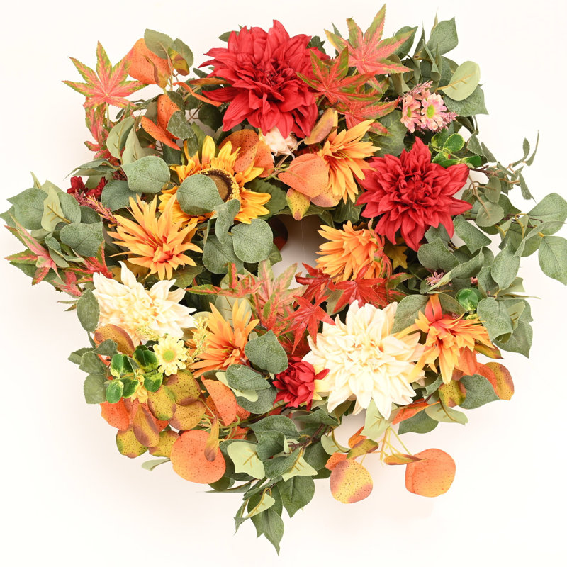 Handcrafted Faux 24'' Wreath
