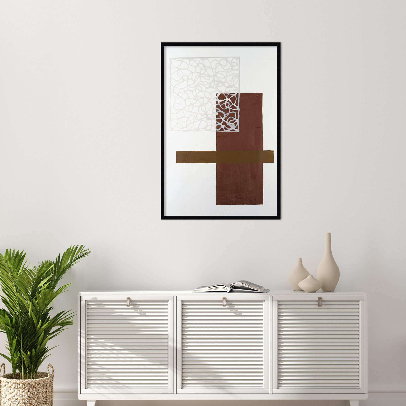 Nooks and Crannies No. 4 Print, 41" H x 28" W, Black