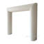 Encadrement de foyer en pierre avec foyer Bullnose Aspen-103685841-97681059