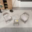 Ensemble de chaises d'appoint 2 pièces avec table basse Modern-274499852-274499854