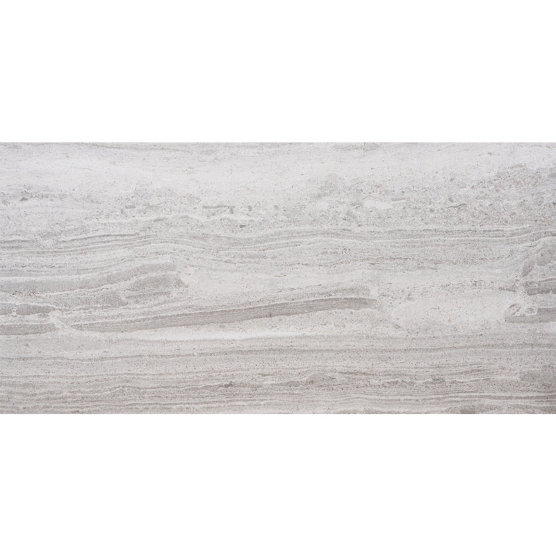 The Tile Life Brooklyn 12" x 24" Porcelain Floor & Wall Tile, Gray