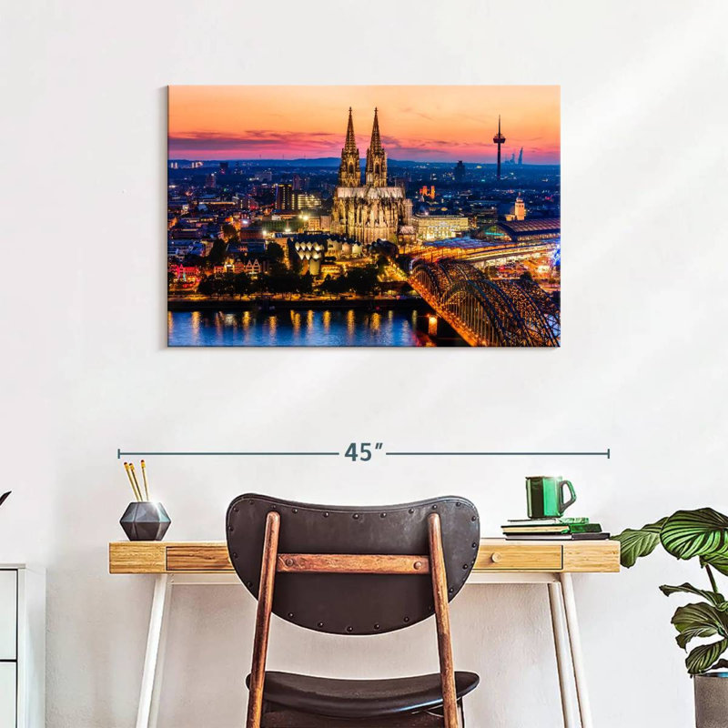 Lumières des Nogales de Cologne, H 24 po x l 36 po