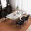 Chaise d'appoint rembourrée en velours (ensemble de 4)-980690612