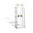 Industrial Chic Display Bookshelf