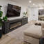 72 W Electric Smart Fireplace with Heat-1171218616
