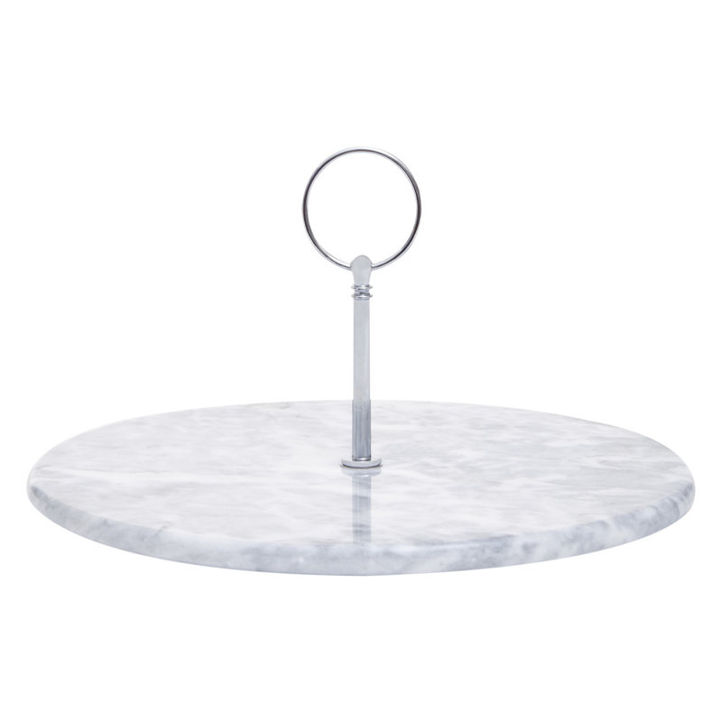 Carnamenagh Marble Cake Stand, Silver