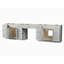 Disar 126'' Double Bathroom Vanity With Desk Dovetail Solid Wood Drawer Base Only-116989398