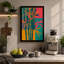 Geometric Bamboo Study Mid-Century - Wrapped Canvas-292462483-292462481