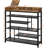 24 Pair Shoe Rack 6-Tier for Footwear Book Flowerpots with Storage Box