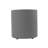 18 inch Round Everyday Two-Texture Microfiber + Vinyl Ottoman, 19 inch Height-114989759
