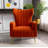 Milana 27" Wide Velvet Wingback Chair-1852795541