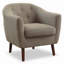Chaise d'appoint rembourrée en tissu-438042733