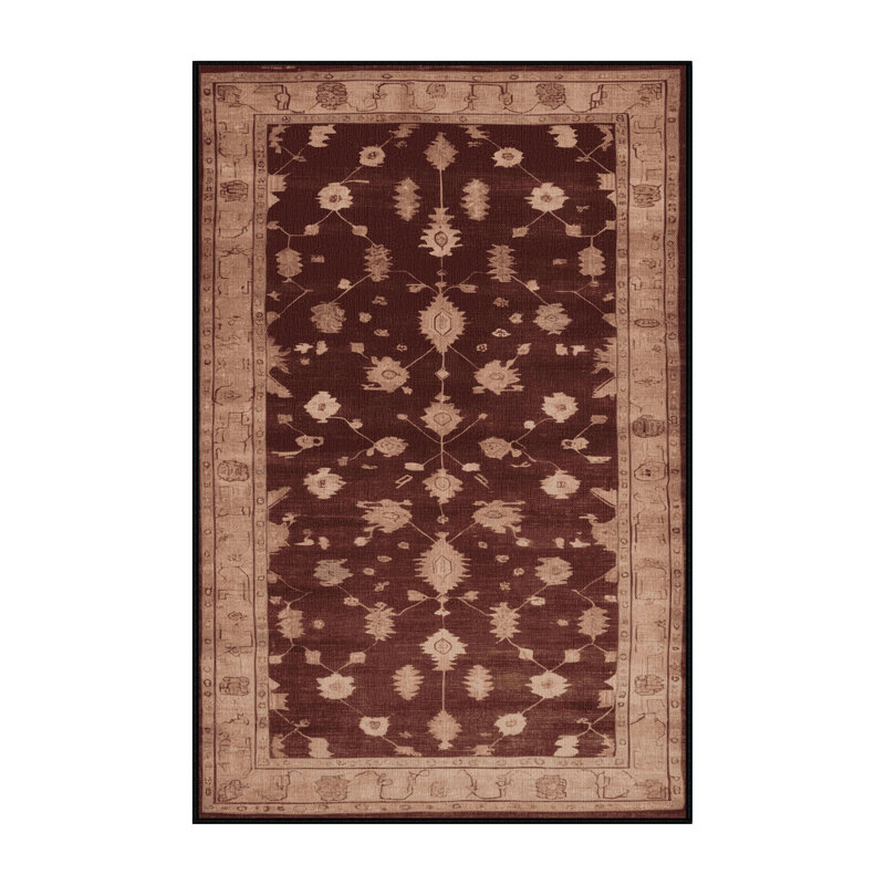 Tapis noir surteint lavable à la machine