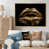 Gold Floater Framed
