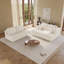 Canapé modulaire surdimensionné à compression, canapé 3 pièces en mousse avec agencement flexible, aucun assemblage requis-497954268