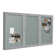 Enclosed Cabinet Vinyl Bulletin Board