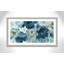 Fleurs bleues - peinture encadrée-60046563-60046564