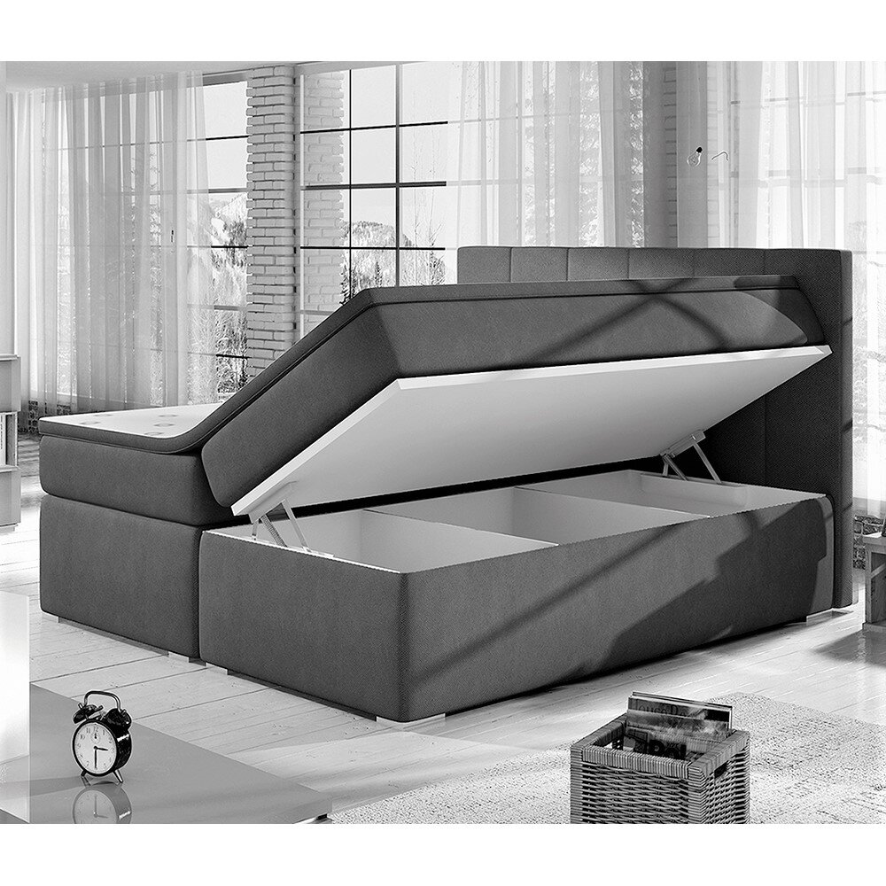 Boxspringbett Zeil mit Topper und Bettkasten