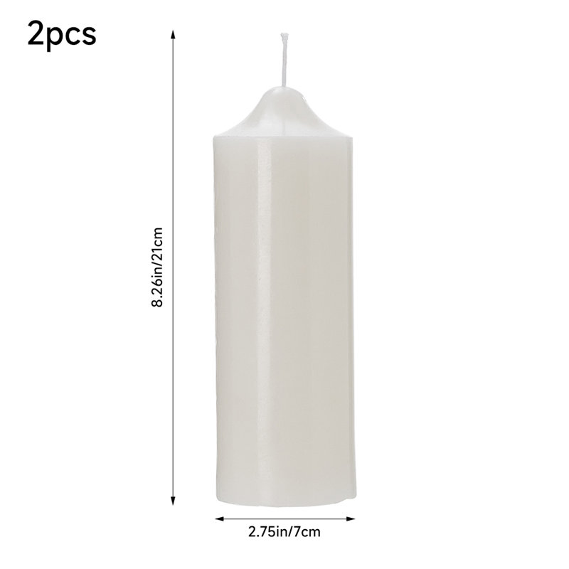 Unscented Pillar Candle