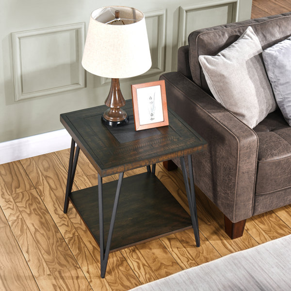 Tabletop Backside 17 Stories Rockie End Table with Rock Slab Jagged Tabletop - Wayfair Canada