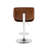 Litton Swivel Adjustable Height Faux Leather Bar Stool-532554168