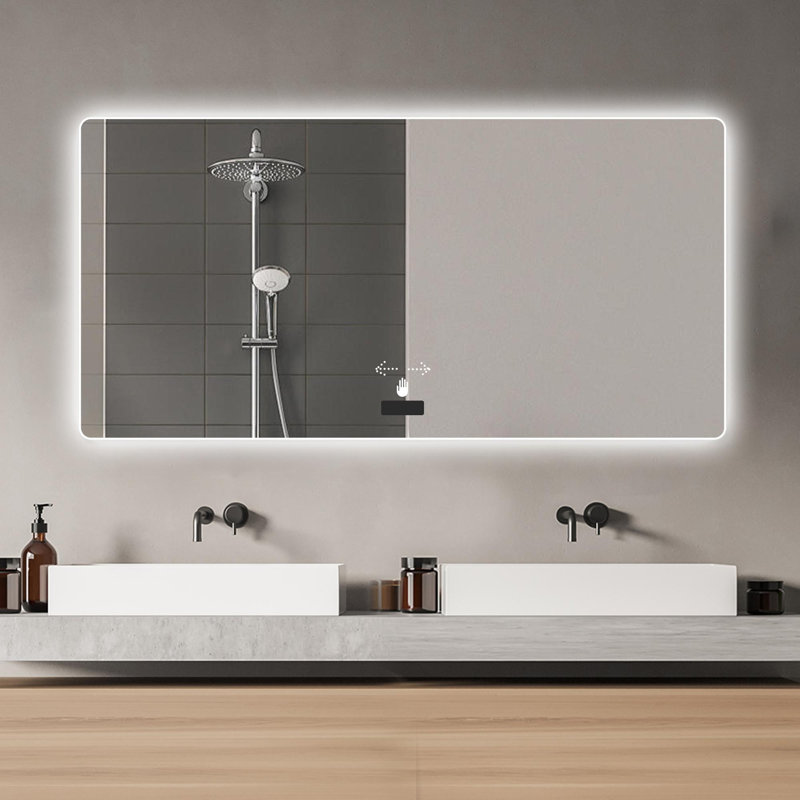 Miroir de salle de bain mural, 48 po x 32 po