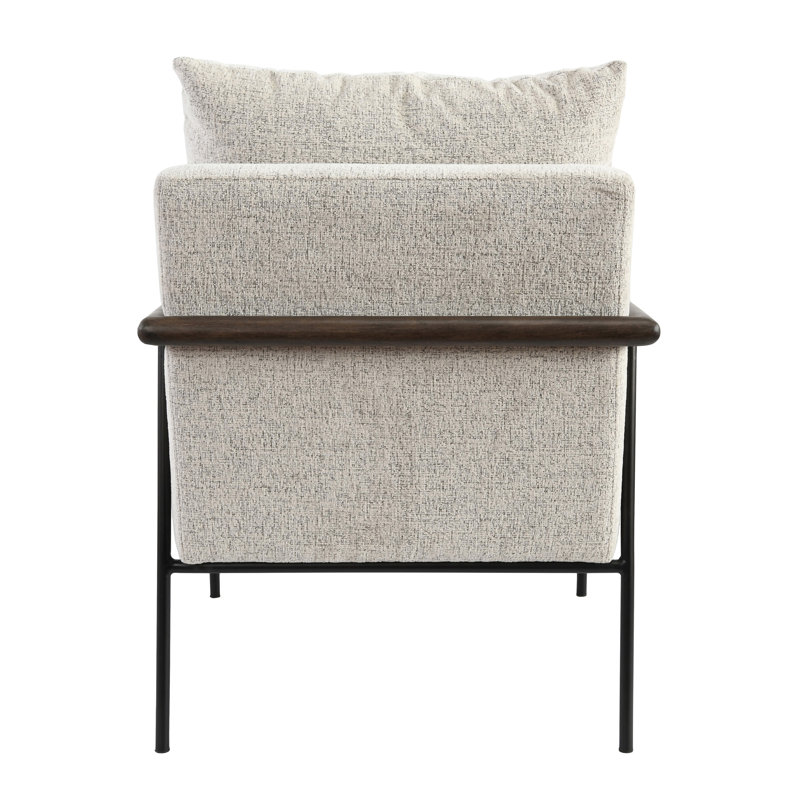 Cohen Accent Chair, Beige 100% Polyester