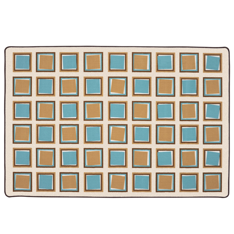 Rectangle Machine Tufted Nylon Rug