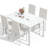 Hadessah 4 - Person Four Leg Base Dining Set-2138993294