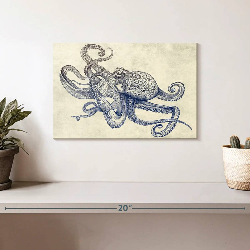 Octoflow, 8" H x 12" W