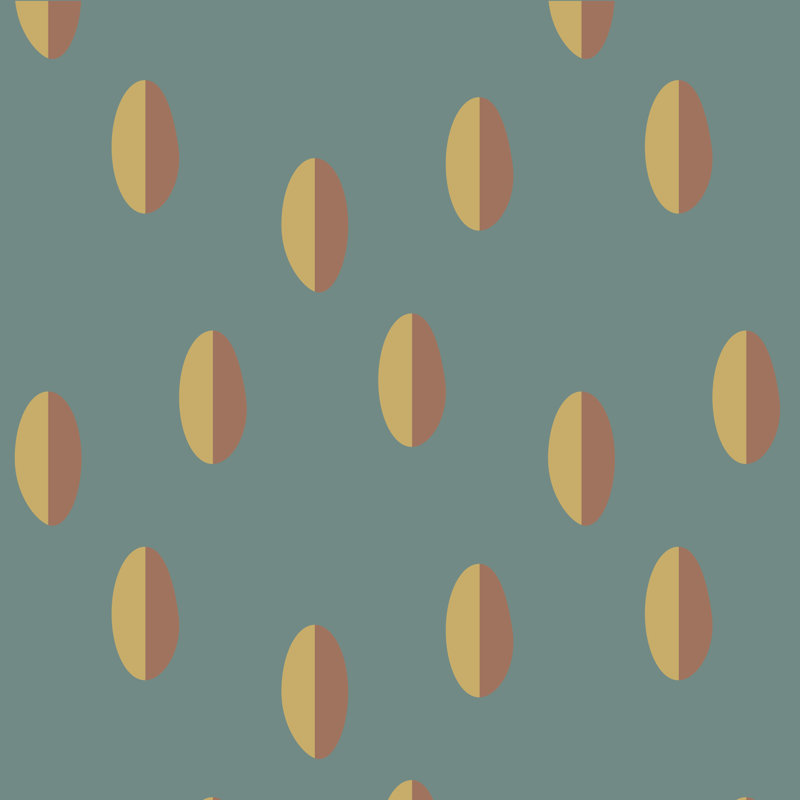 Tuile de papier peint autocollant à motif bicolore de 3 m x 61 cm, Bleu fumé, Faux Grasscloth, Non encollé