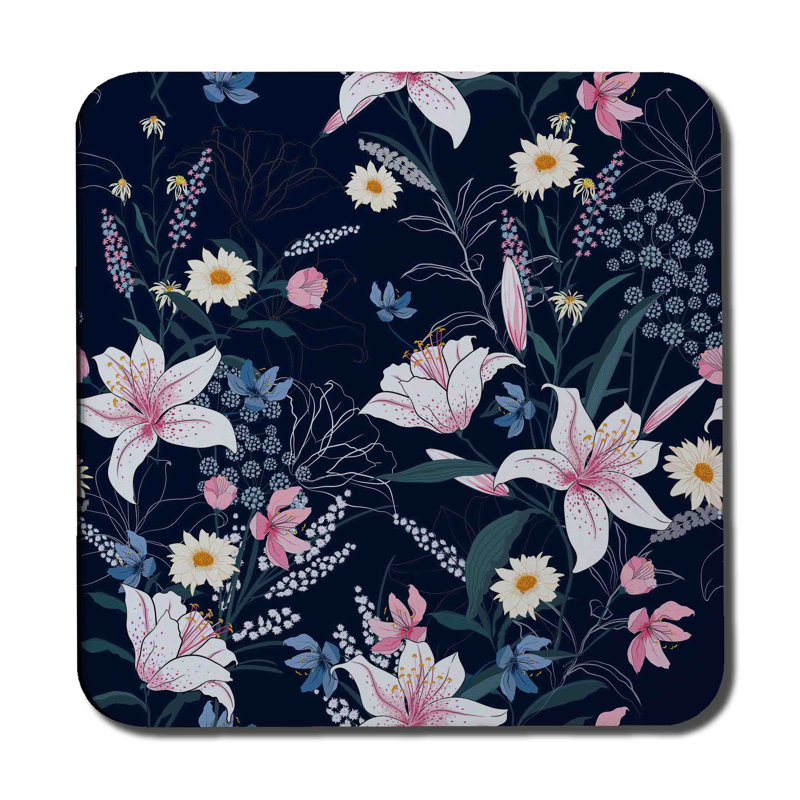 Square 6 Piece Coaster Set