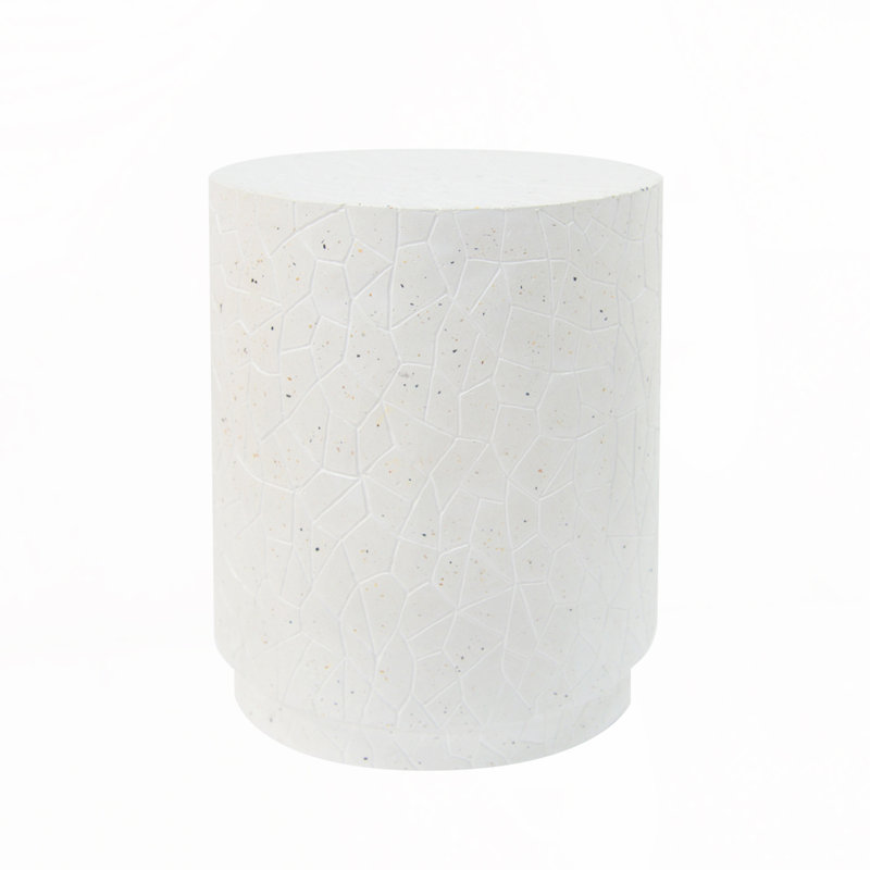 Concrete Drum End Table