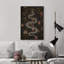 Moody floral serpent squelette gothique art moderne-101165869-101165866