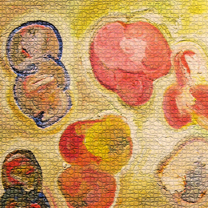 Textured Particles Painting by Irina Gorbman, 24" H x 24" W