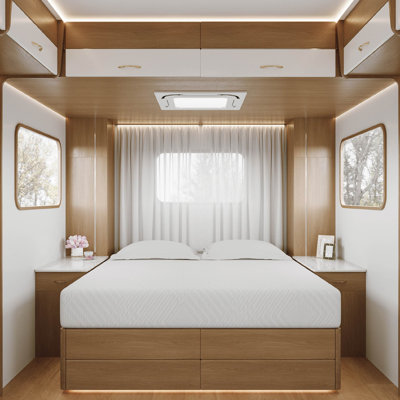 Alwyn Home Megaira Short Queen 8'' Medium Memory Foam Mattress