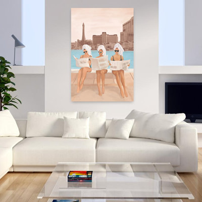 Flow Line - Wrapped Canvas Print