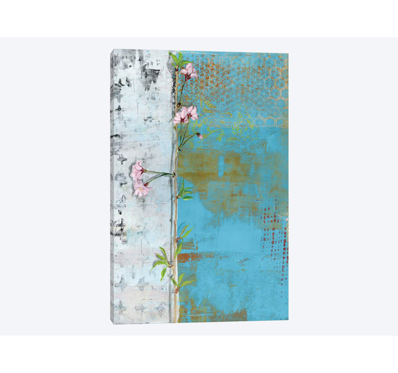 «Willow Bloom II», impression sur toile, H 12 po x l 8 po x P 0,75 po, Toile tendue, Pas de tapis