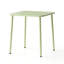 Table carrée d'extérieur au design rétro américain moderne et simple, convient au jardin et à la salle à manger, à l'eau, facile à nettoyer, profondeur de 27,71 po, largeur, relaxation intérieure / extérieure du balcon de 29,11 po, physique-1713517200