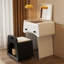 Petit meuble-lavabo de chevet crème