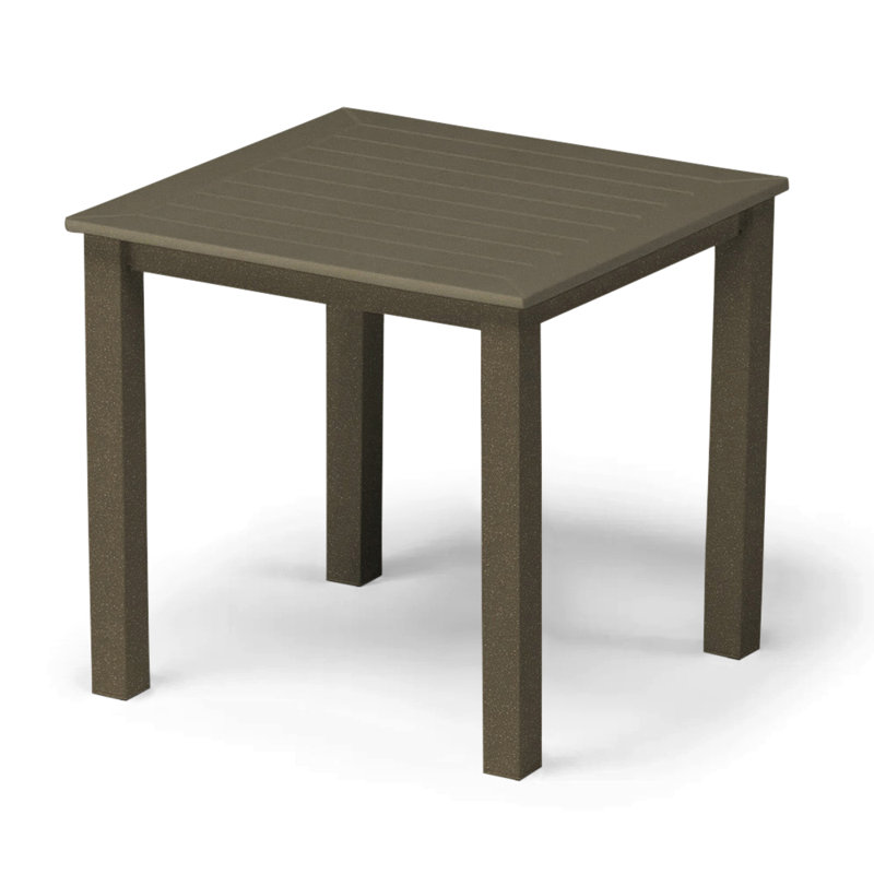 Table d'appoint Robinett, Beachwood P40, Bois de plage texturé