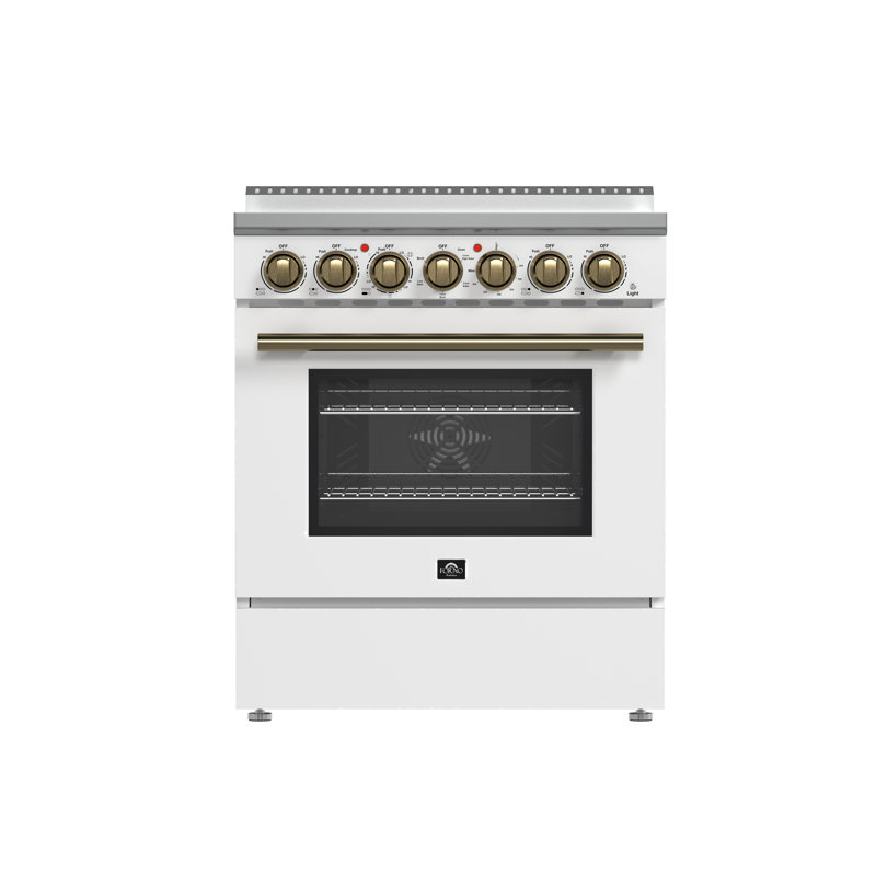Cuisinière électrique autoportante 30 po Forno Paolo, cuisinière de 7 800 watts, four à convection véritable 4,38 pieds cubes